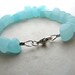 Seaglass Sea Glass Bracelet Aqua BellinaCreations Bellina Creation