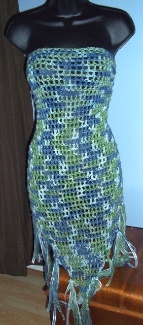 Blue Burberry Shawl (Crochet)