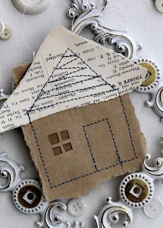 Small House Ornament - Made to Order