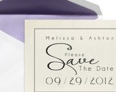 Save The Date Personalized Rubber Stamp