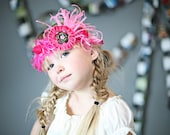 Hot Pink and Fancy Headband