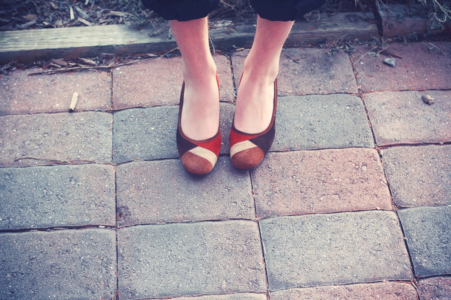 Sale-Multi Brown Heel-was 25