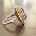 Antique Amethyst and Enamel Cocktail Ring