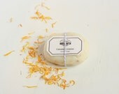 Calendula Geranium Facial Soap Round / Hand Crafted Soap / Organic Calendula
