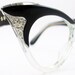 RESERVED Vintage 50s Frame France Cat Eye Eyeglasses Sunglasses Glasses New