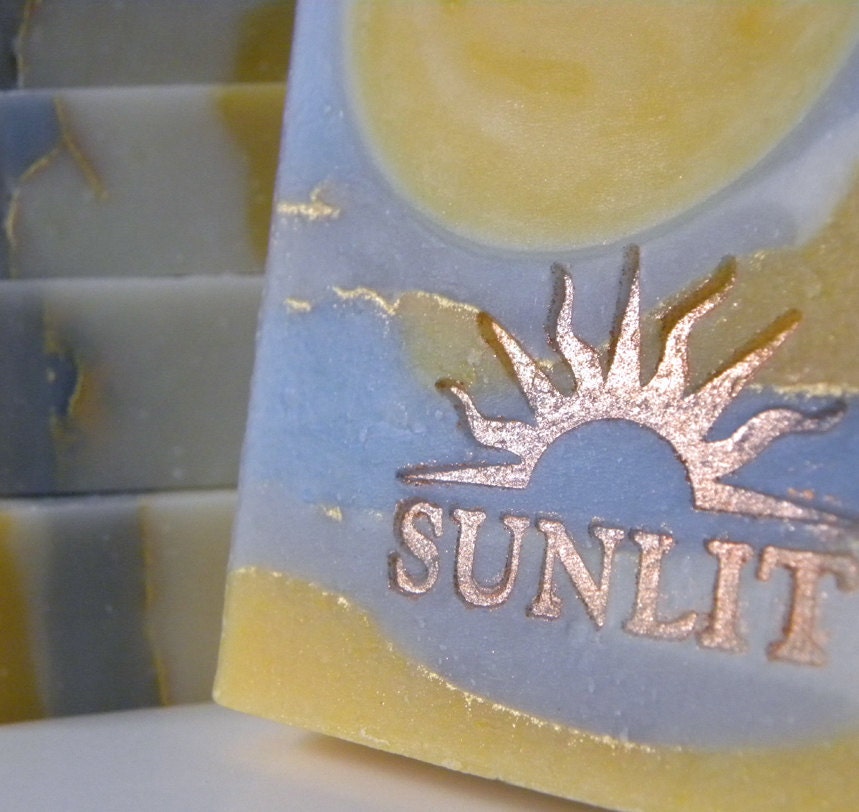 Handcrafted Artisan Soap. Fresh Clean Scent. Sunrise