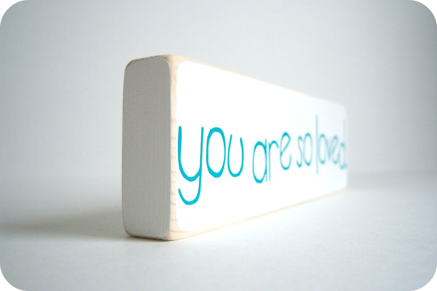 You Are So Loved. Wood Block Decor.