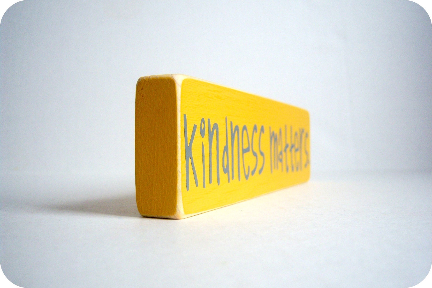 Kindness Matters. Wood Block Decor.