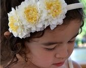 Beautiful Flower Girl Headband- Girl Headband - Wedding, Flower Girls Gift, Party-Wedding Hair Accessories