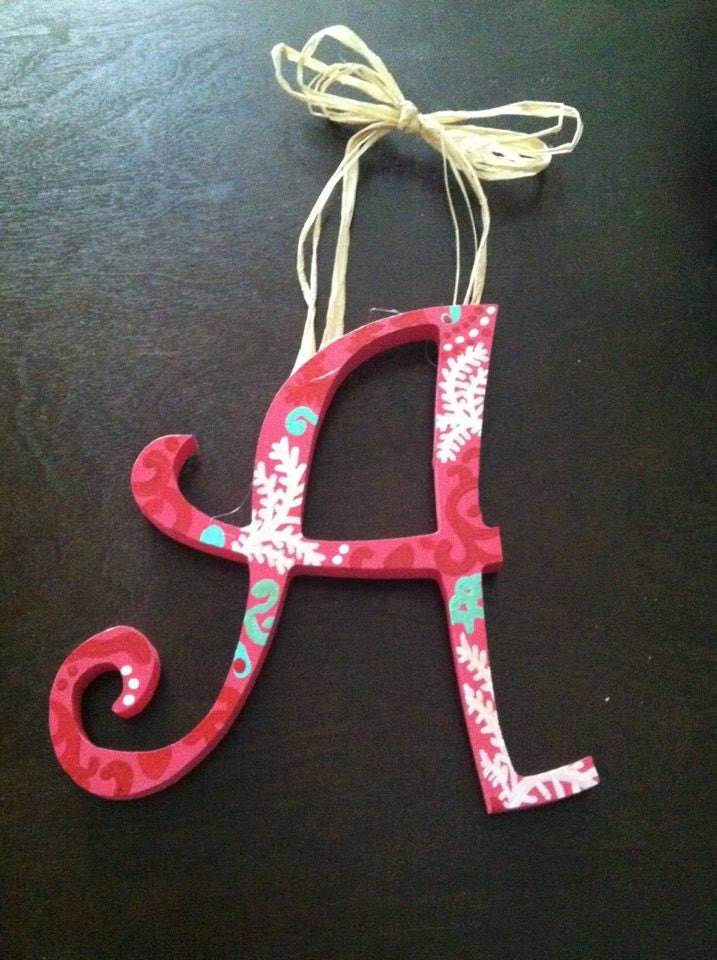 Personalized Letters and Initials