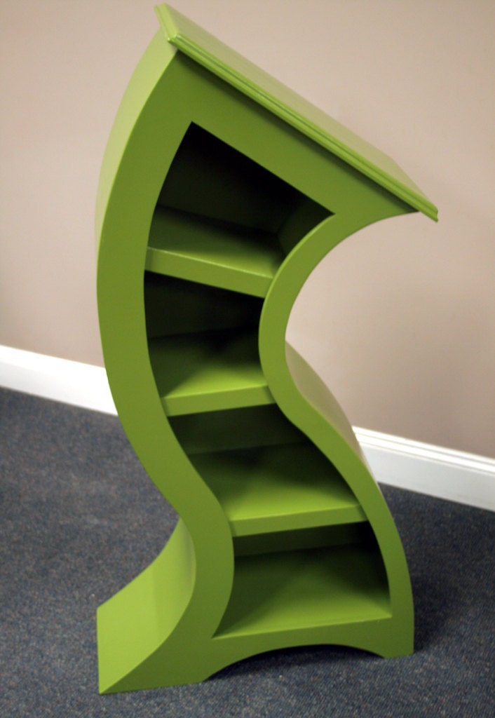 Handmade 4ft Curved Bookshelf