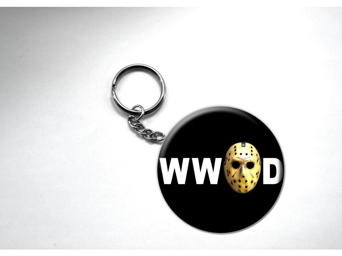 Jason Voorhees Friday the 13th What Would Do Key chain