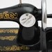 Black Vintage Toy Sewing Machine - Made in USSR 1950s-1960s - Collectible - Kids Room Decor - Working - Original Case