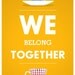 Valentine print tea poster Quote art - Stig LIndberg - We Belong Together A4