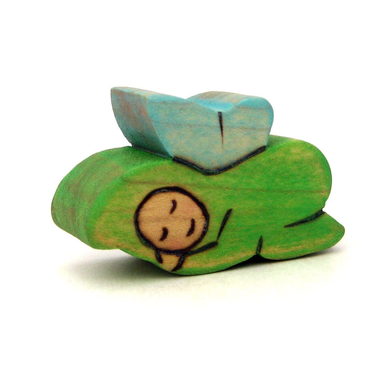 Sleepy Woodland Fairy - Waldorf Toy - Wood Toy