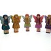 Quintet of Fairies - Wood Toys - Woodland Fairy Toys