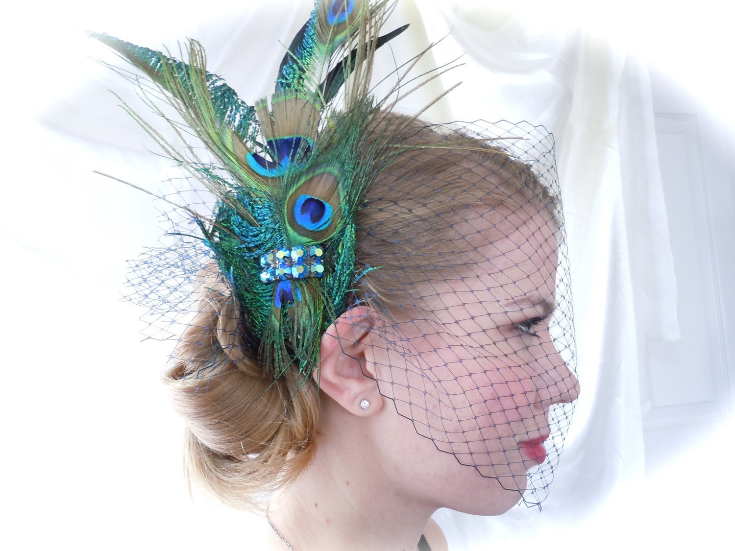 peacock veil