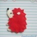 Set Of 6 pcs Handmade Felt Hedgehog