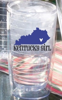 Personalized Tumbler- Kentucky Girl 26oz
