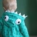 Teal Polka Dot Monster Hoodie - Size 5T