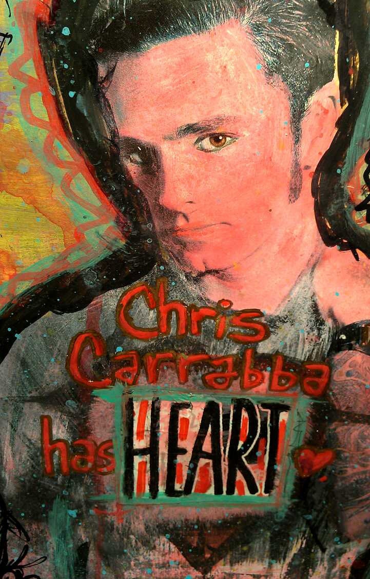 Chris Carrabba - ABSTRACT CELEBRITY PRINT 
