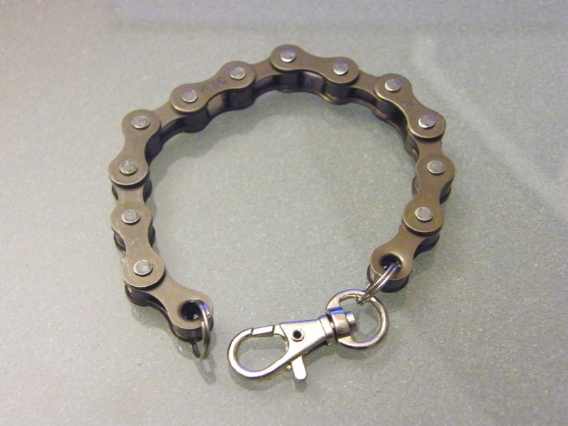 Bike Chain Bracelet Gunmetal Black