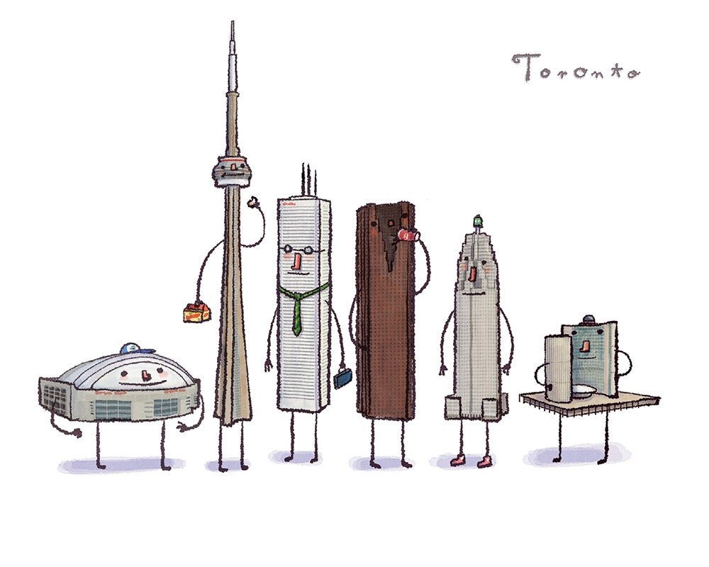 Toronto with timbits (8x10)