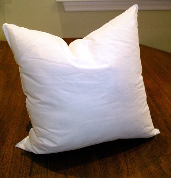 16 x 16 Pillow Cushion Insert with your Choice of my Pillow Covers - Premium Synthetic Down Insert