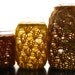 Thanksgiving Mason Jar Candleholders - Honey / Mustard / Rust - Set of 3