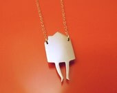 House on Feet necklace