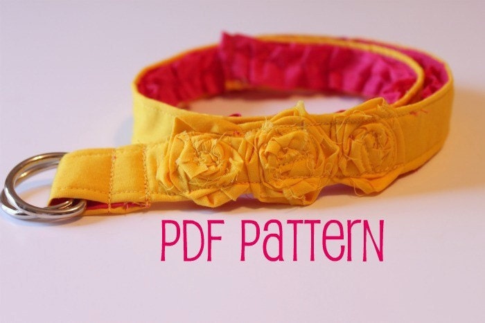 INSTANT DOWNLOAD Reversible Belt PDF Sewing Pattern By Hadley Grace Designs - Includes All Sizes