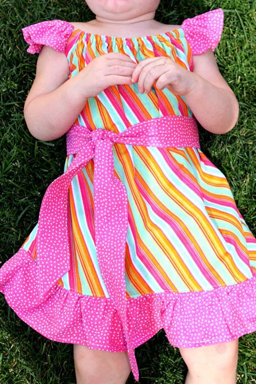 INSTANT DOWNLOAD The Amelia Dress PDF Sewing Pattern By Hadley Grace Designs - Includes Sizes Newborn up to Size 14
