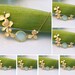 Set of 7 - Spring Wedding Jewelry - Bridesmaid Jewelry Set - Orchid Wedding Necklaces - Chalcedony Bridesmaid Necklaces - Gemstone Connector