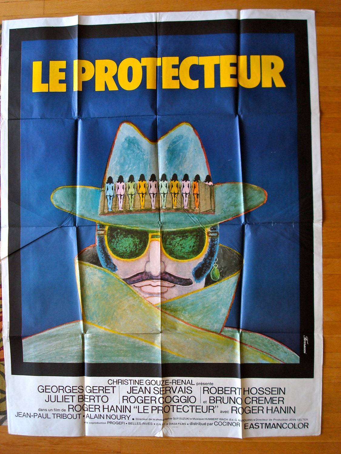 LE PROTECTEUR Protector Original French Movie Poster print