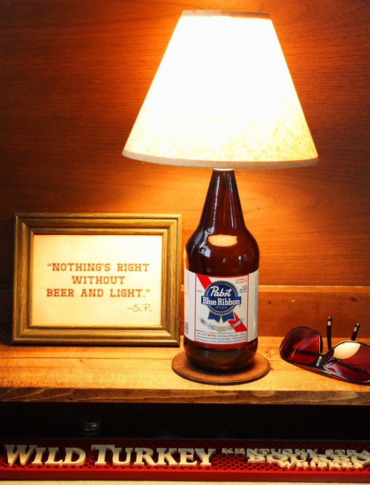 Pabst Bottle Lamp Light (FREE US SHIPPING)