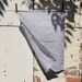 DISH TOWEL - linen black stripe