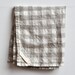 DISH TOWEL - linen gingham