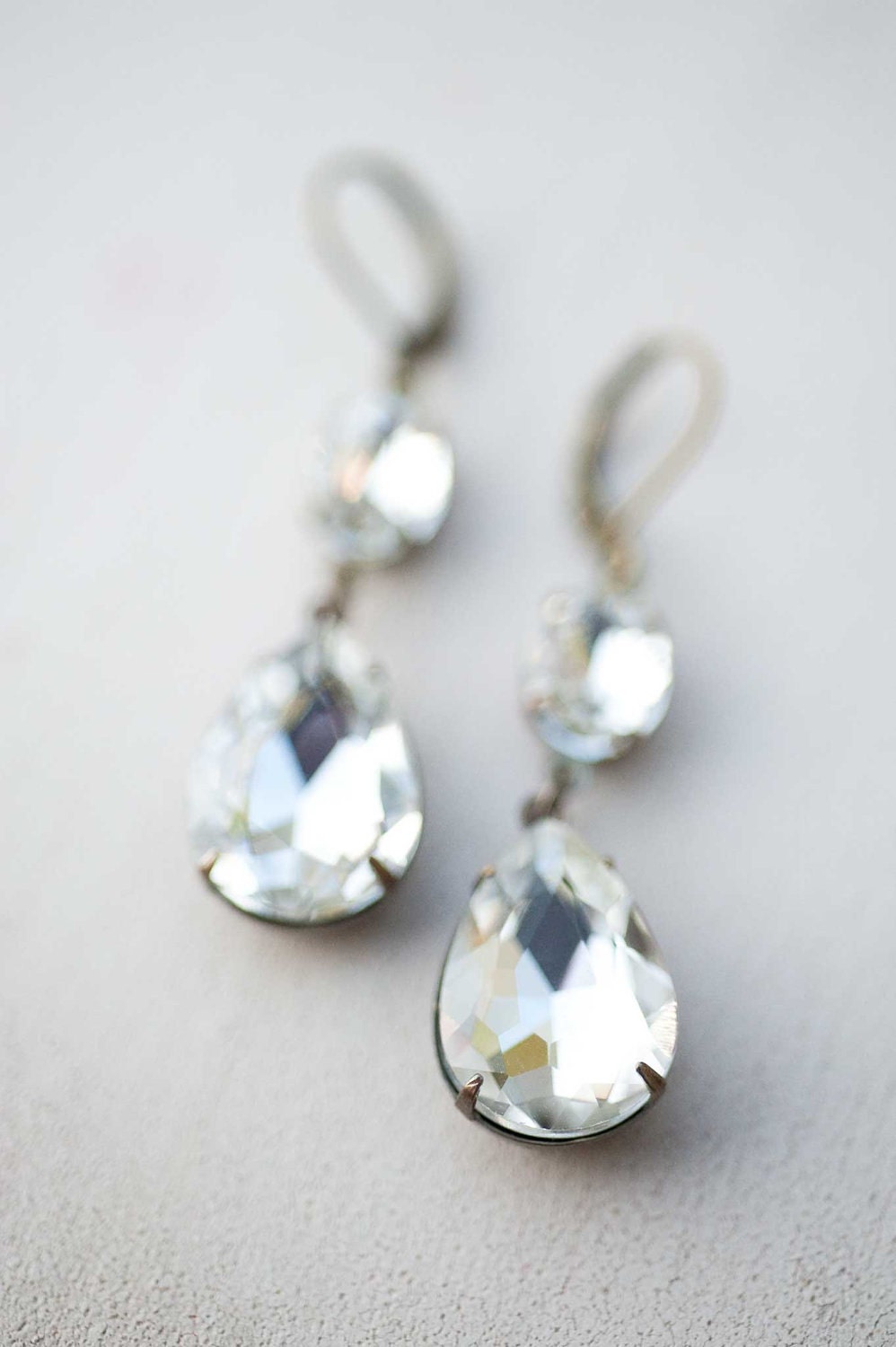Vintage Bridal Jewelry - Vintage Earrings - Estate Style Jewelry - Victorian charm