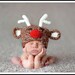 Reindeer Hat- Baby Hat- Christmas Hat