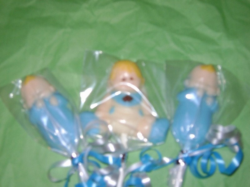 12 It's a Boy Baby Shower Assortment Chocolate Lollipop Favor Il_170x135