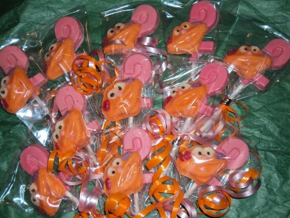 12 Numbers with Zoe Chocolate Lollipop Il_570xn