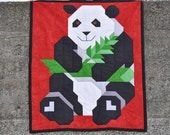 Panda Quilt 3 Sizes in 1 Pattern - PDF
