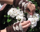 Bamboo and Silk Fingerless Gloves