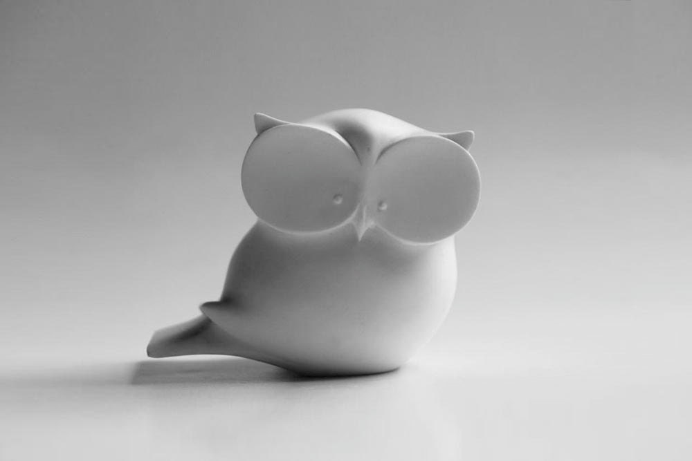 Vintage Italian Owl Figurine - Stonelite