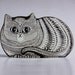 Abraham Palatnik Lucite Cat Figurine - Rare