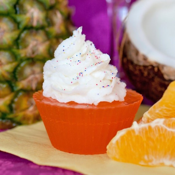 Bahama Mama - Cupcake Soap - Vegan - Paraben-free
