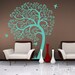 Tree Wall decal AMAZING tree removable vinyl decal. Nursery Decor tree and birds Wall Decals, Mural