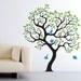 Wall Decal Baby Nursery. Tree wall sticker. Size 70"X63" Nursery wall decor