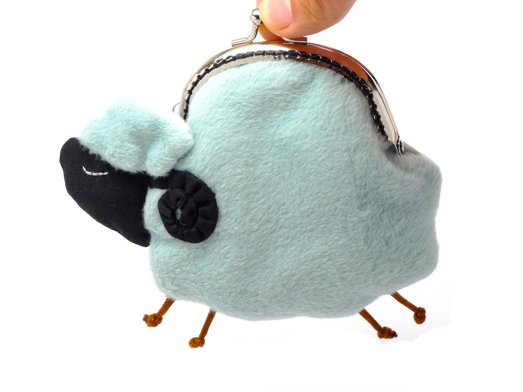 Little black sheep clutch purse