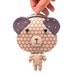Little grey bear clutch purse